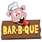 Signmission Bar-B-Que Pig Sign Decal Concession Stand Food Truck Sticker, 8" x 4.5", D-DC-8 Bar-B-Que Pig Sign19 D-DC-8 Bar-B-Que Pig Sign19 - alternate 1
